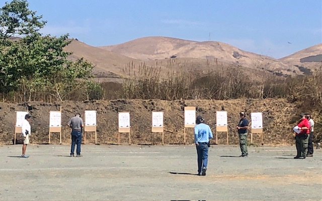 The retired wardens pistol shoot